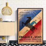 affiche armee francaise vintage