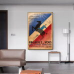 affiche armee francaise vintage