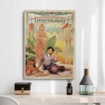 affiche asie vintage