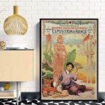affiche asie vintage