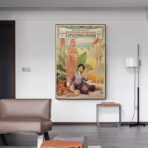 affiche asie vintage