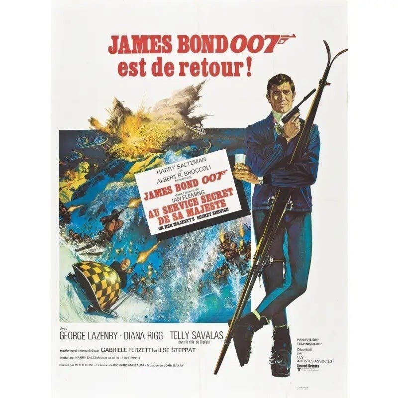 affiche-au-service-sacre-de-sa-majeste poster on her majesty secret service