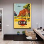 affiche australie vintage