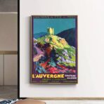 affiche auvergne vintage