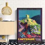 affiche auvergne vintage