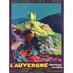 affiche auvergne vintage