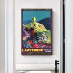 affiche auvergne vintage