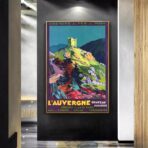 affiche auvergne vintage