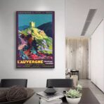 affiche auvergne vintage