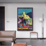 affiche auvergne vintage