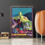 affiche auvergne vintage