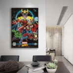 affiche avengers vintage