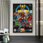 affiche avengers vintage