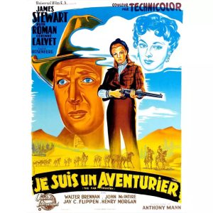 affiche aventurier vintage