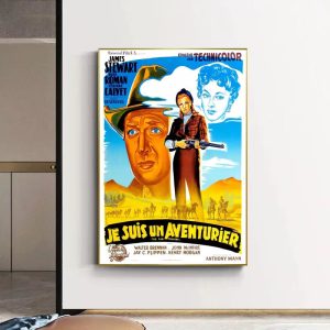affiche aventurier vintage
