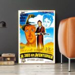 affiche aventurier vintage