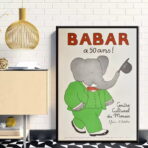 affiche babar vintage