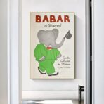 affiche babar vintage