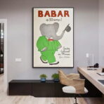 affiche babar vintage