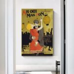 affiche bal dansant vintage
