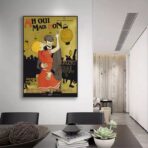 affiche bal dansant vintage