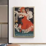 affiche bal vintage