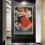 affiche bal vintage