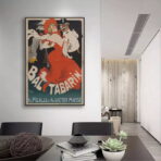 affiche bal vintage