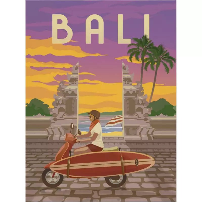 affiche-bali-vintage_1 poster bali vintage 1