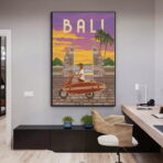 affiche bali vintage