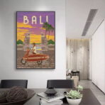 affiche bali vintage
