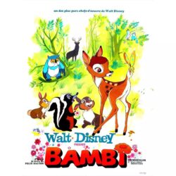 affiche bambi vintage