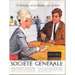 affiche banque vintage
