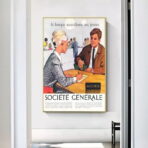 affiche banque vintage