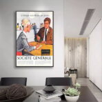 affiche banque vintage