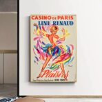 affiche bar casino sexy vintage