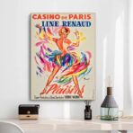 affiche bar casino sexy vintage