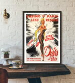 affiche bar casino vintage