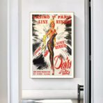 affiche bar casino vintage