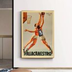 affiche basket vintage