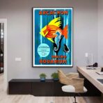 affiche bassin d'arcachon vintage