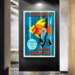 affiche bassin d'arcachon vintage