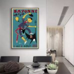 affiche bayonne vintage