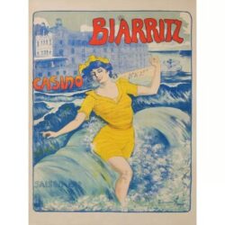 Vintage Poster <br> Biarritz Casino
