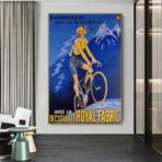affiche bicyclette vintage