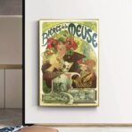 affiche biere de la meuse vintage