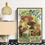 affiche biere de la meuse vintage
