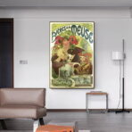 affiche biere de la meuse vintage