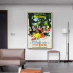 affiche blanche neige et les sept nains