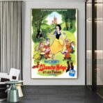 affiche blanche neige et les sept nains